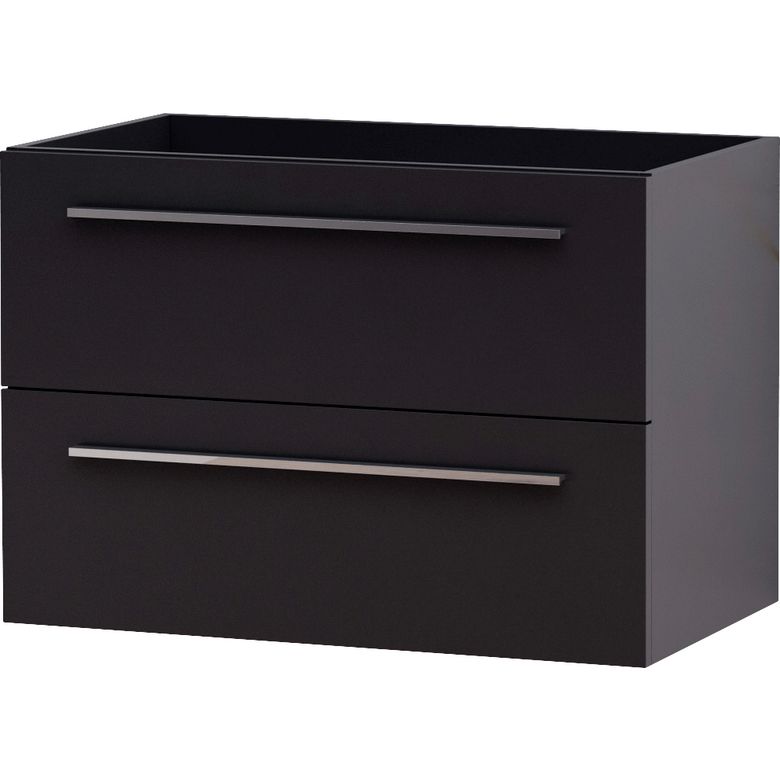 Meuble sous-vasque L.80 cm, 2 tiroirs FOKUS25