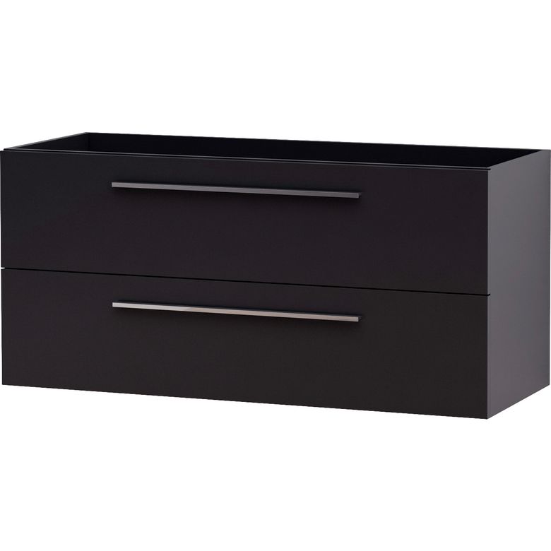Meuble sous-vasque L.120 cm, 2 tiroirs FOKUS25