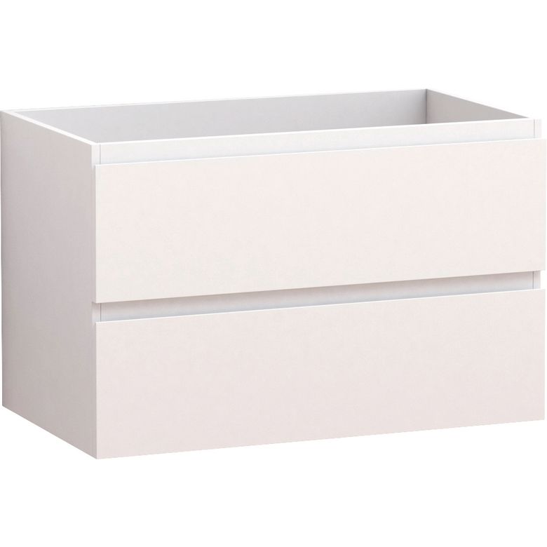 Meuble sous-vasque L.80 cm, 2 tiroirs HAPPY25