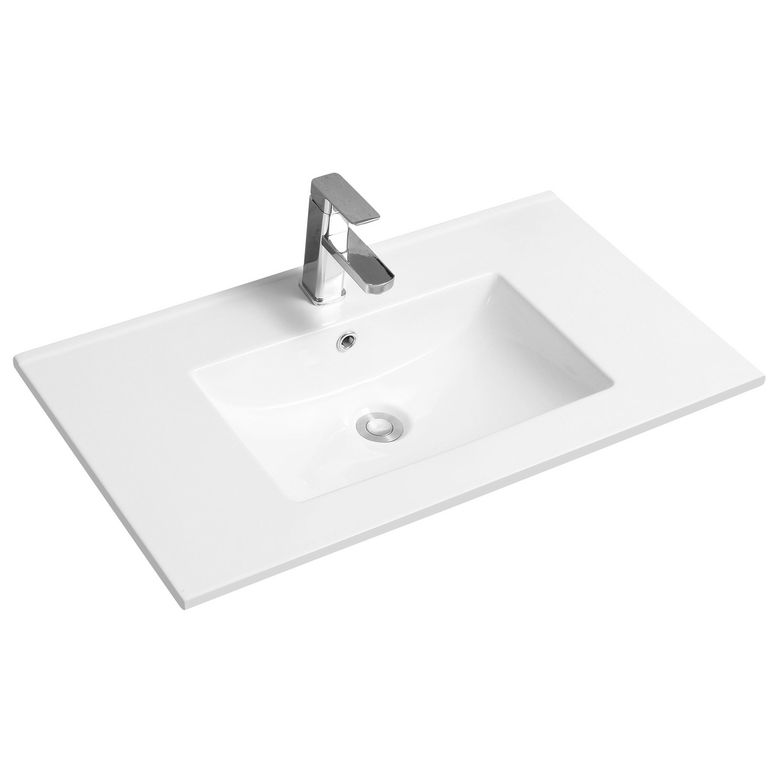 Plan vasque céramique L.80 cm HAPPY25/FOKUS25