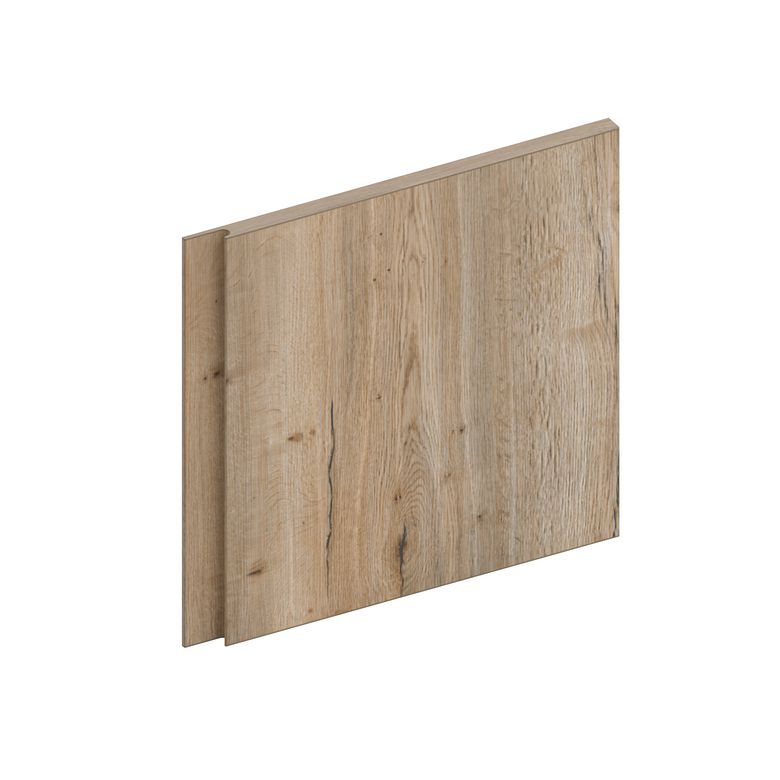 Porte de caisson battante Pléiade chêne Halifax avec poignée intégrée