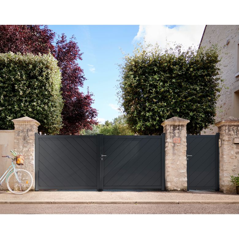 Portail battant Aluminium Sibari-Lapeyre