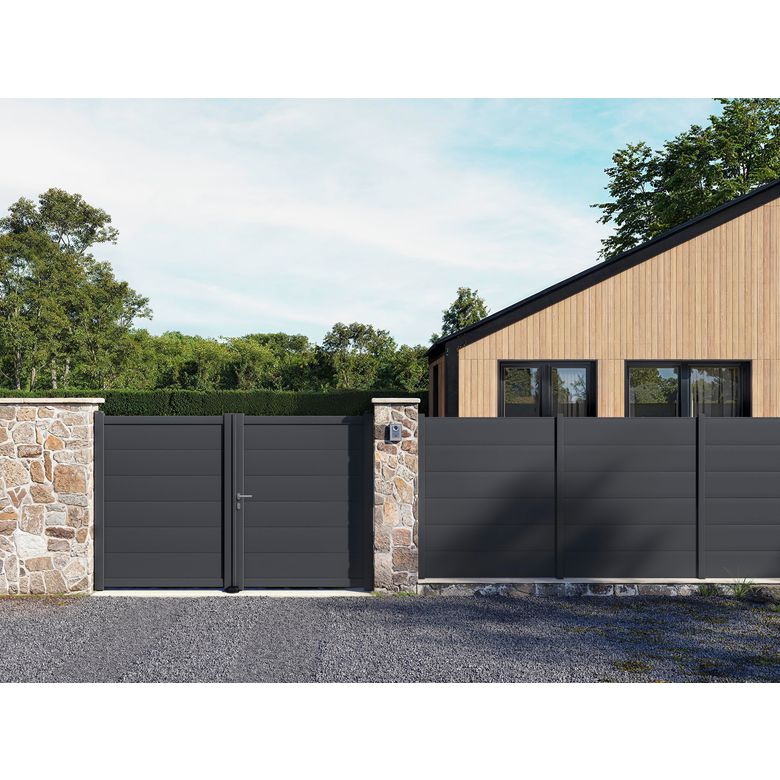 Portillon aluminium Sibari-Lapeyre