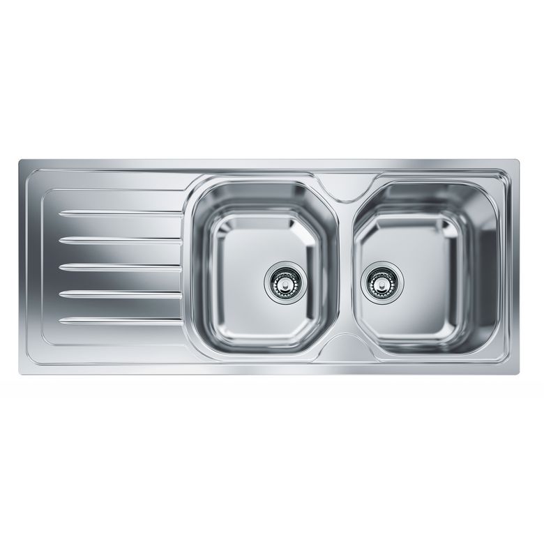 Evier ODALIE inox satiné 2 bacs L.116 x l.50 2025 Main Image