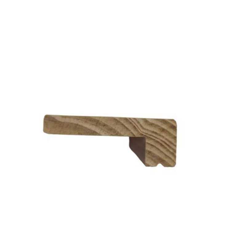 Habillage/Calfeutrement ext. -Cornière PIN naturel 55 x 20mm pour ODE STD -L.240 Main Image