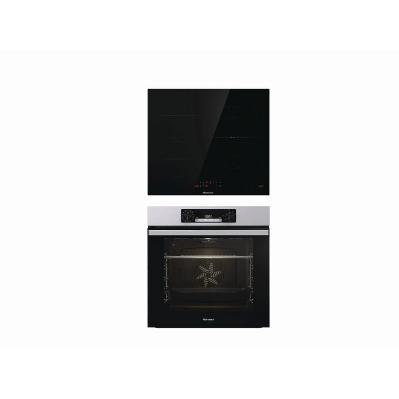 Lot four pyrolyse et table à induction HISENSE