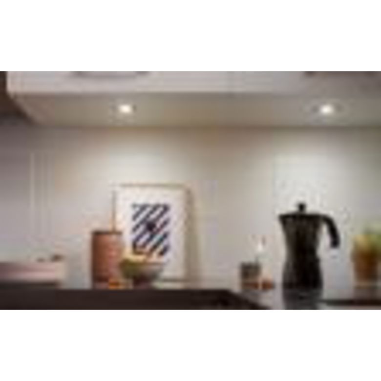 1 Spot LED rond encastré/applique inox 2W Main Image