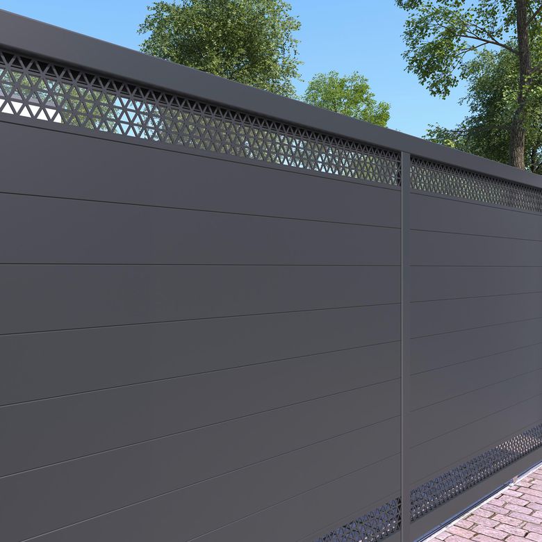 Portail coulissant Aluminium Vahina | Lapeyre