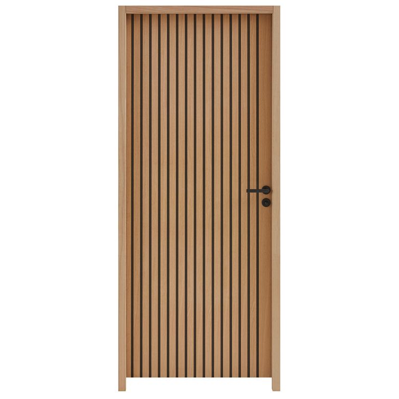 Bloc-porte huisserie 90 chêne plaqué RAPHAELLE | Lapeyre