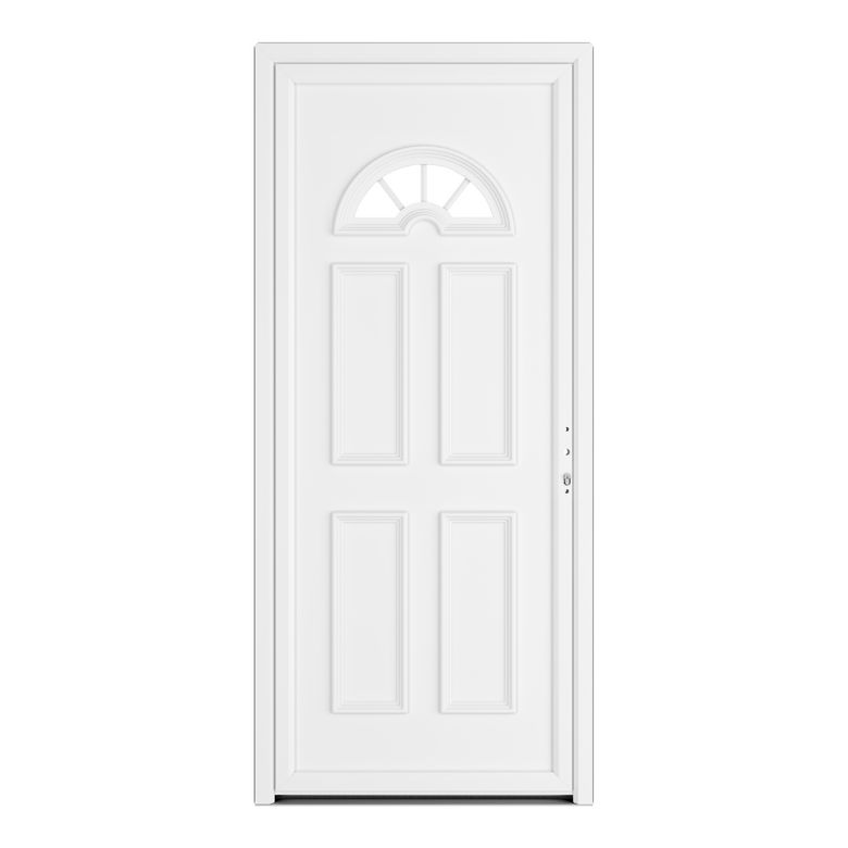 Porte d'entrée* PVC ODET 2 à barillet 215 x 90 cm