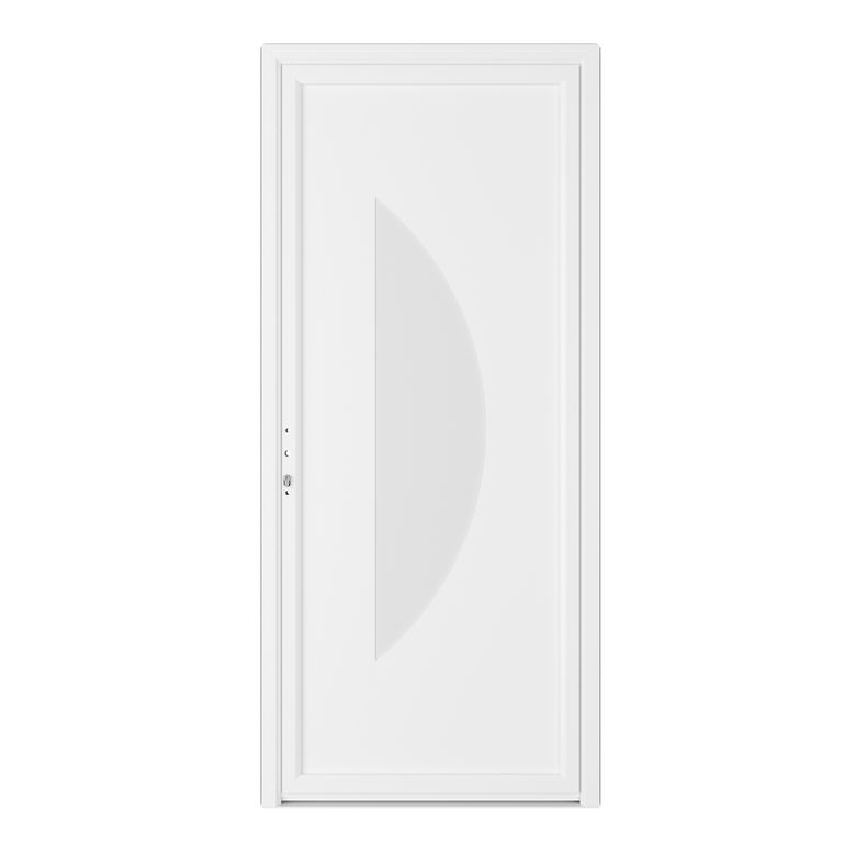 Porte d'entrée* PVC ALMONT à barillet 215 x 90 cm