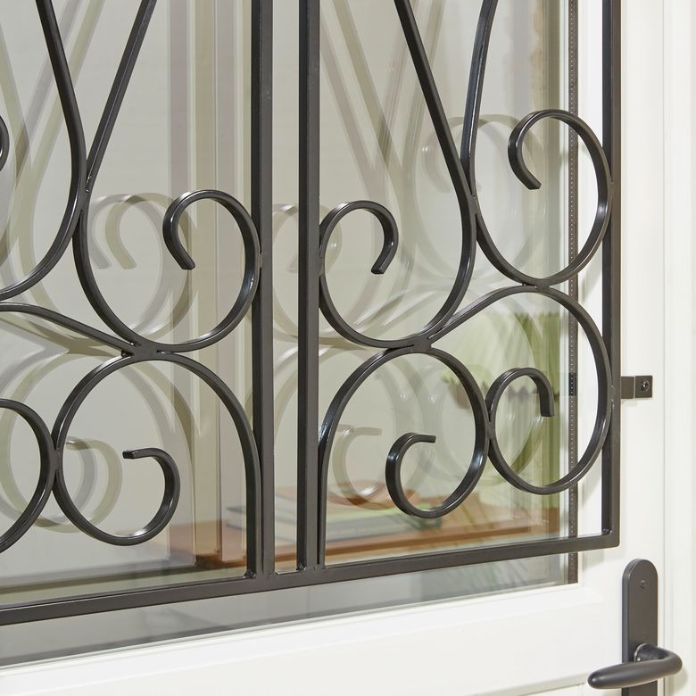 Porte d'entrée GUERANDE 2 PVC Blanc 215 x 90 cm-Lapeyre