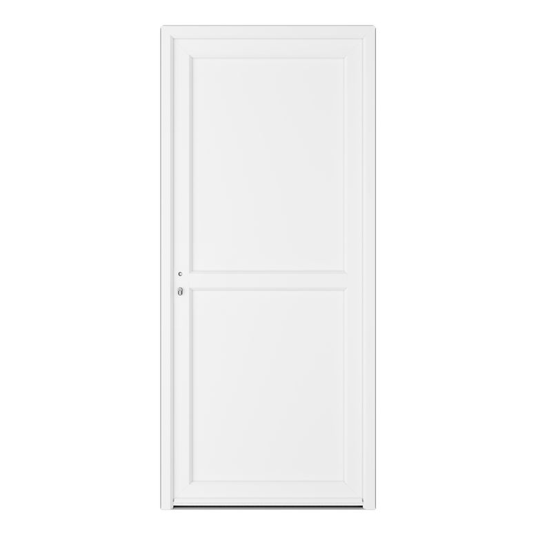 Porte d'entrée ARMANCE 2 blanc PVC 215 x 90 cm