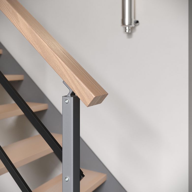 Escalier Estelle droit rampe Eva
