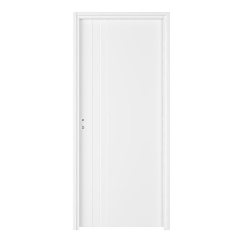 Bloc porte LINE *** Laqué Blanc - Fin de chantier