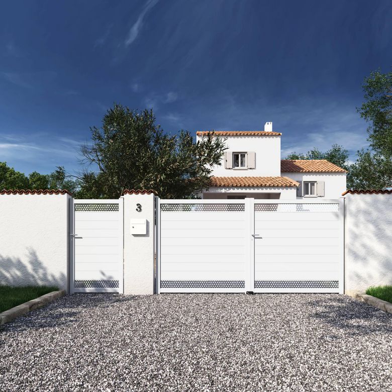 Portail battant Aluminium Vahina | Lapeyre