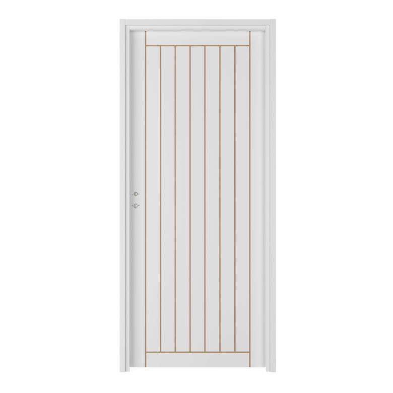 BP Fin de chantier VERTICALE * Prépeint Blanc - Huisserie 50/100 - H.204 x l.73D Main Image