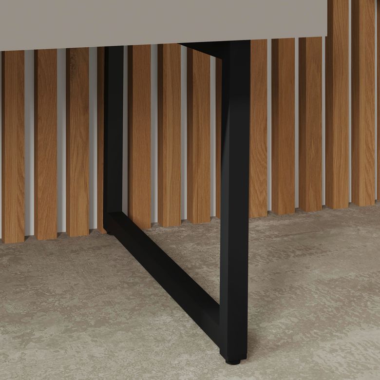 Lot de 2 pieds STRUCTURE pour meuble sous vasque  | Lapeyre
