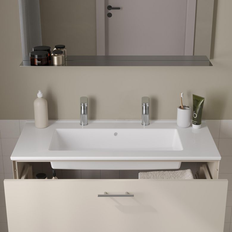 Meuble sous-vasque L.100 cm