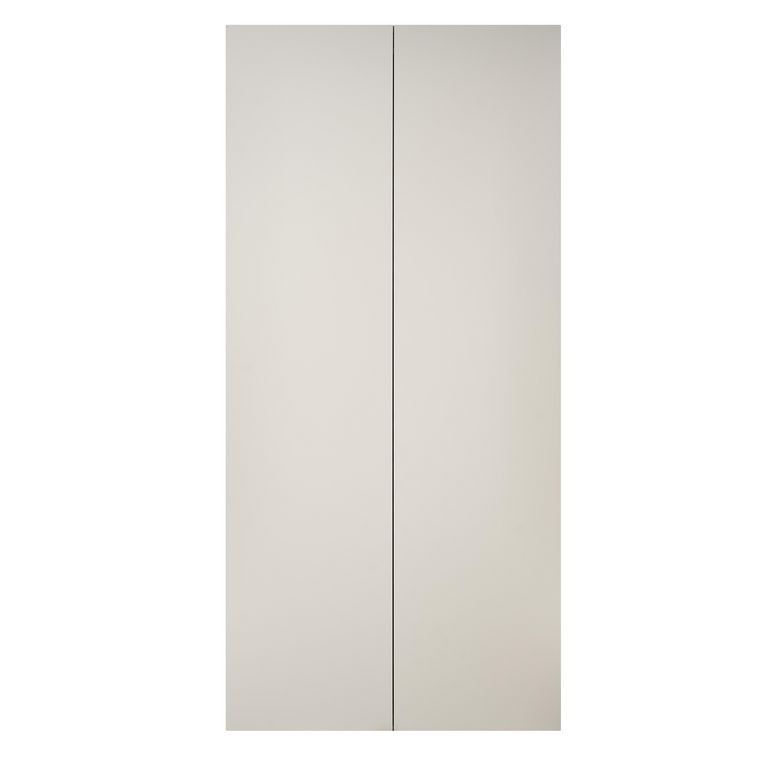 Porte de placard battant Tristan 3 vantaux avec bâti - Lapeyre