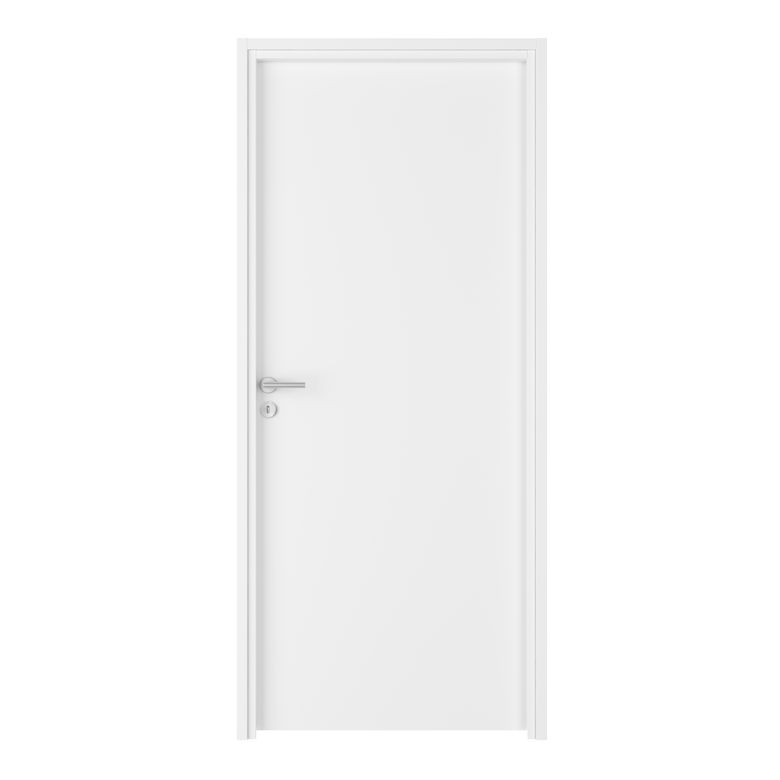 Bloc-porte fin de chantier blanc laqué ROMY***| Lapeyre