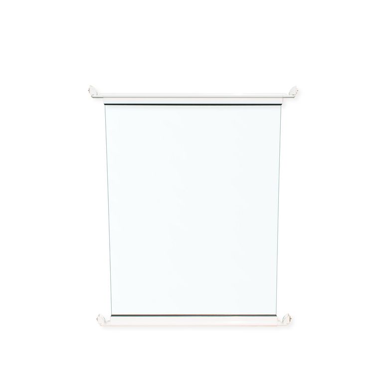 Barrière de piscine 0m90 JADE verre blanc RAL 9010B Main Image