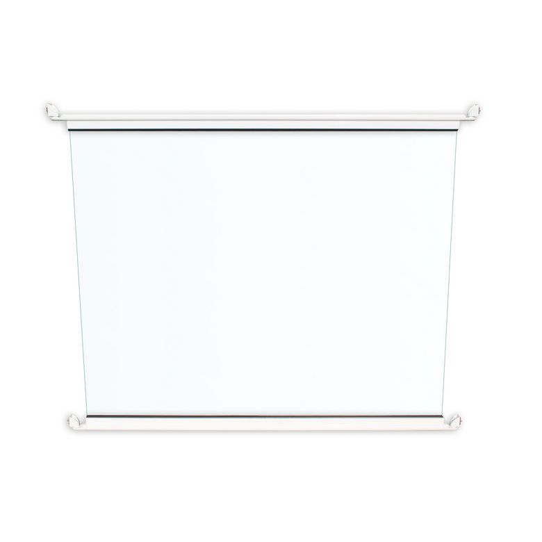 Barrière de piscine verre JADE blanc-Lapeyre