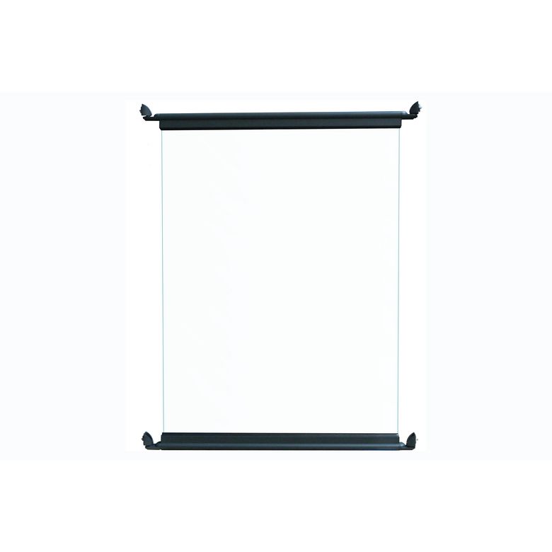 Barrière de piscine 0m90 JADE verre gris RAL 7016S Main Image