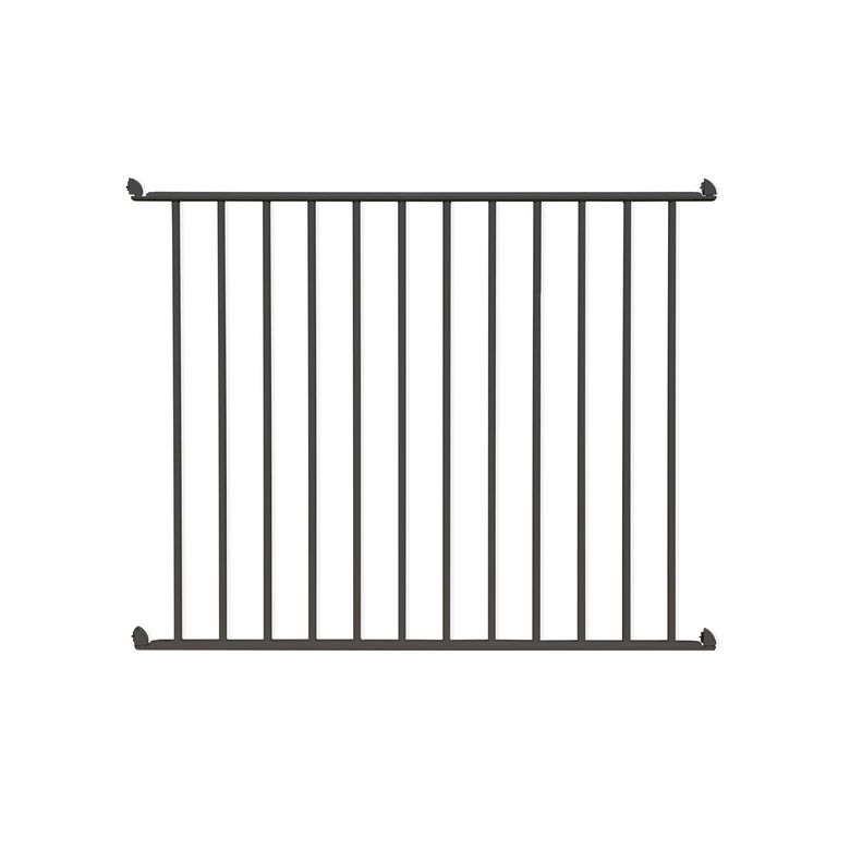 Barrière de piscine 1m JADE aluminium gris RAL 7016S Main Image