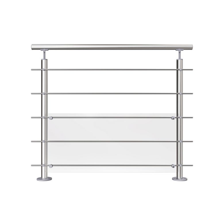 "Kit balustrade LYCIUM à plat en aluminium -Lapeyre"