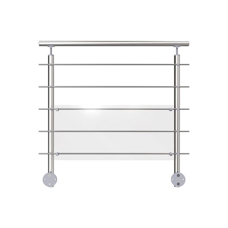 "Kit balustrade LYCIUM latéral en aluminium -Lapeyre"