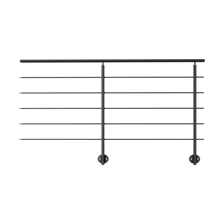 Balustrade Prestio en aluminium - Pack 2M fixation latérale
