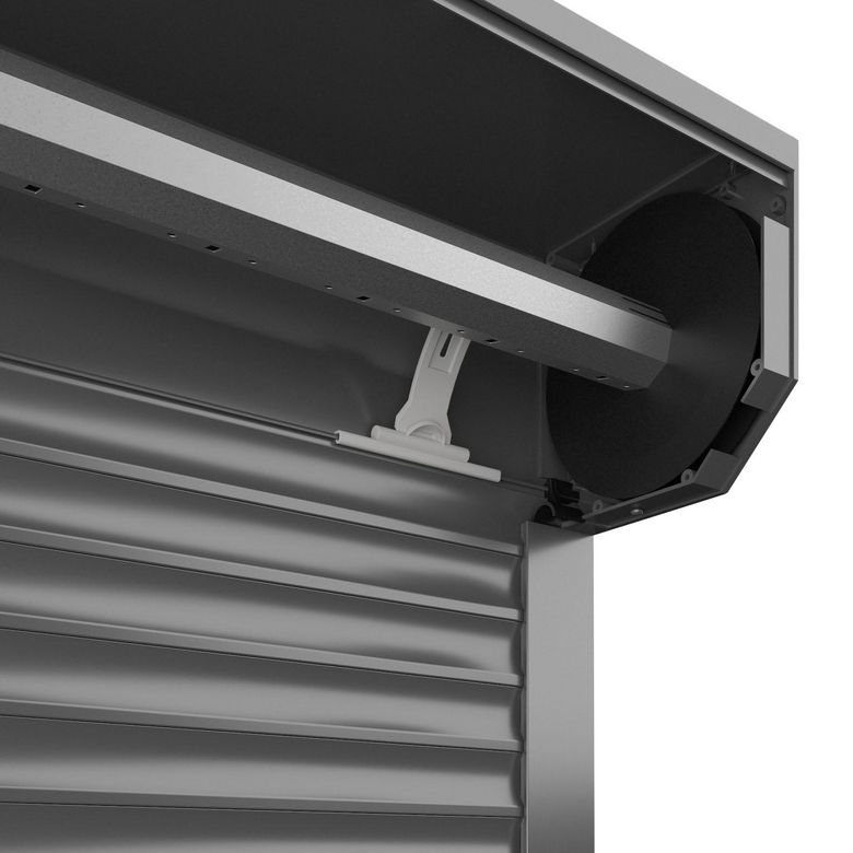 "Volet roulant recoupable Aluminium Boston radio - Lapeyre"
