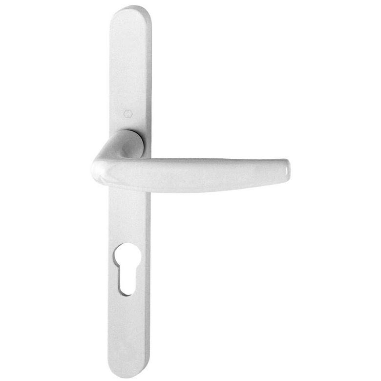 Poignée SECURITE Blanc 9016 pour Porte-fenêtre 1-2 vantaux à Clé PVC/Bois Main Image