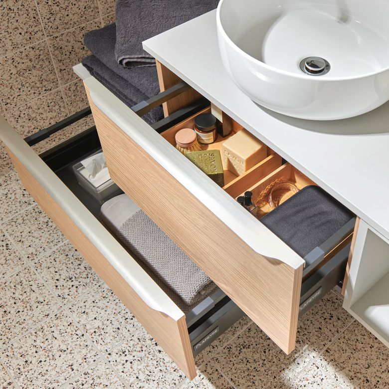 Meuble sous-vasque L.80 cm