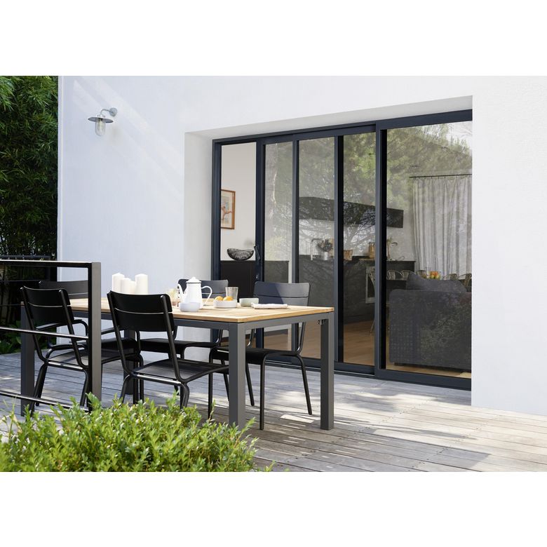 Baie coulissante Néva Aluminium Fenêtres Lapeyre