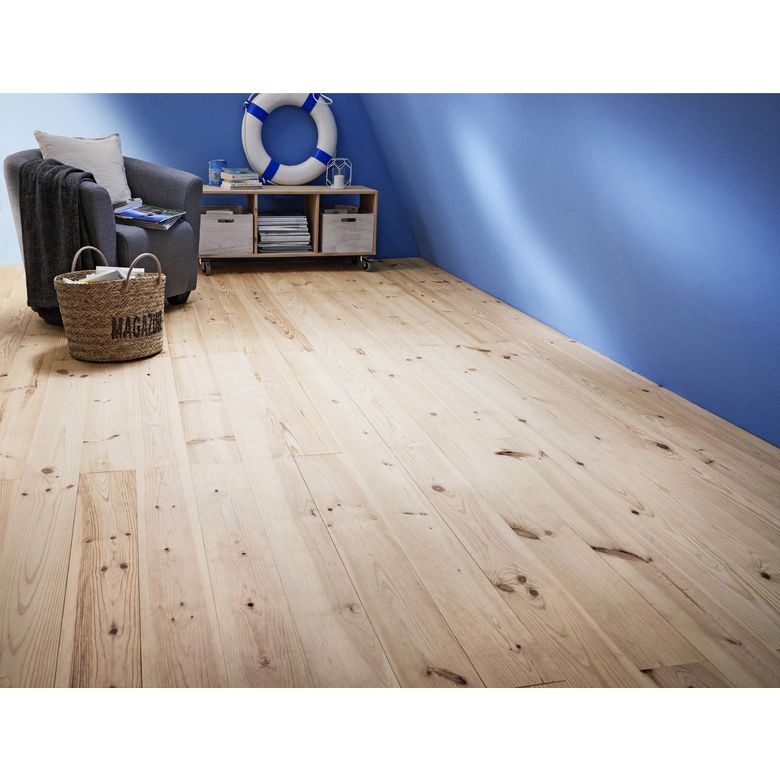 Parquet massif CAPBRETON pin des Landes brut ép.21mm botte de 1.40m2 Main Image