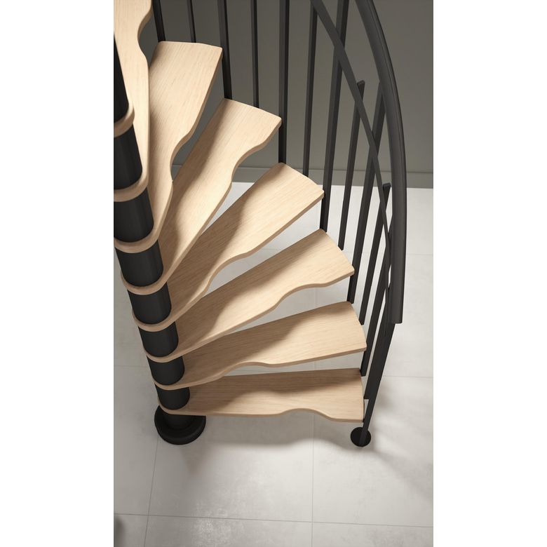 Solution gain de place Spiral 180° - Escaliers