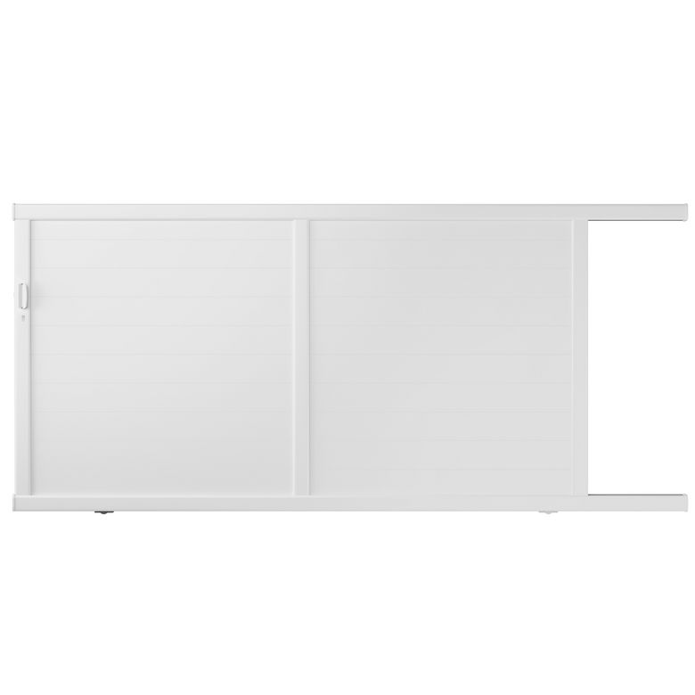 Portail coulissant PVC Arzal - Extérieur