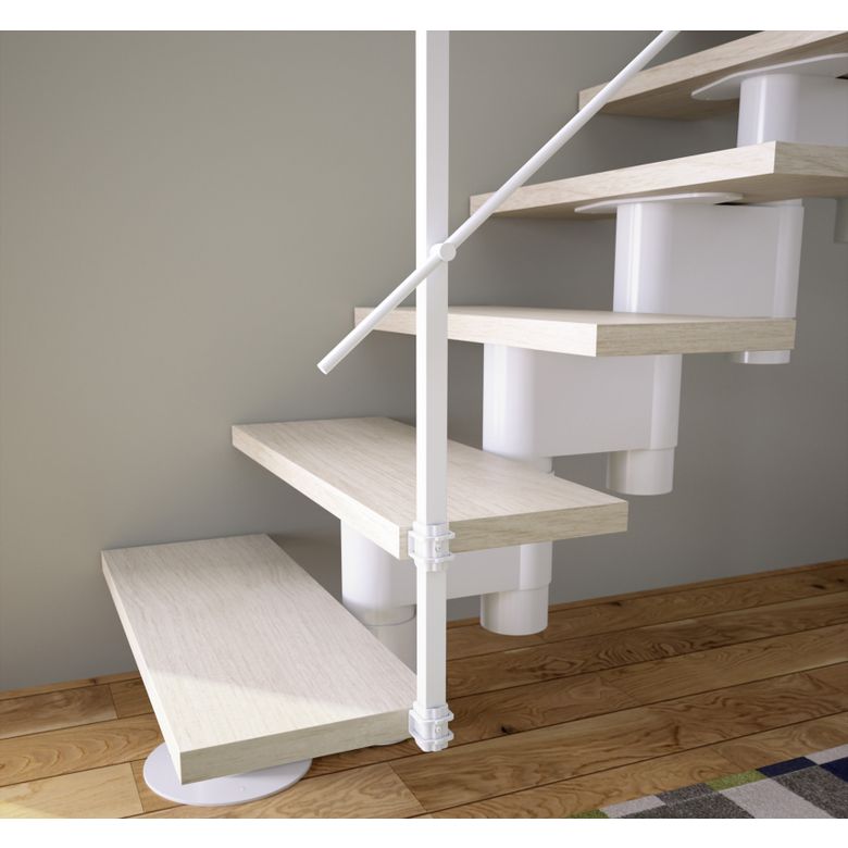 Echelle gain de place droit London hêtre - Escaliers