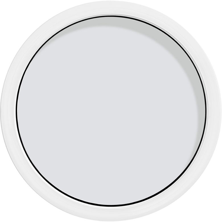 Œil-de-bœuf Excellence aluminium rond fixe