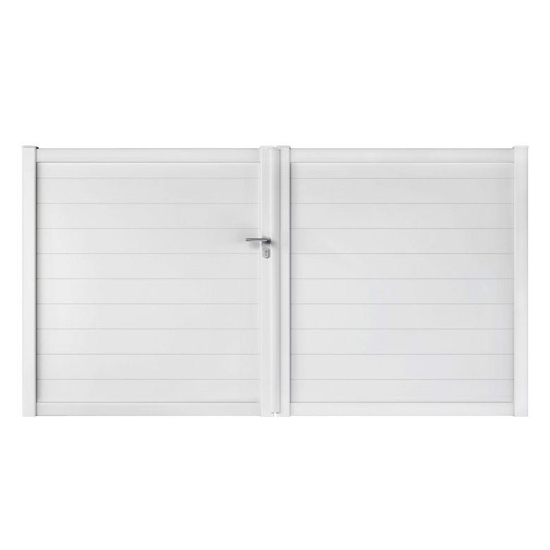 Portail battant PVC ARZAL blanc 140 x 300 Main Image
