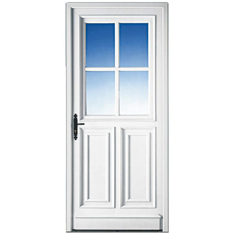 Porte d'entrée SULLY PVC à barillet 215 x 90 cm