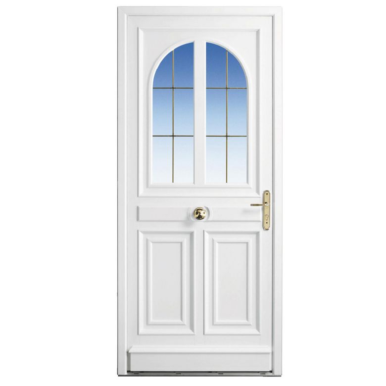 Porte d'entrée *** PVC Beauharnais Ud 1.4 à barillet H.215 x l.90 gauche Main Image