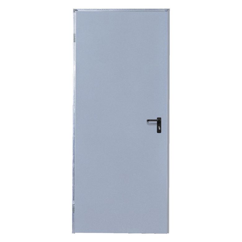 Porte de service métallique Eco H.212.5 x l.87.5 poussant gauche Main Image