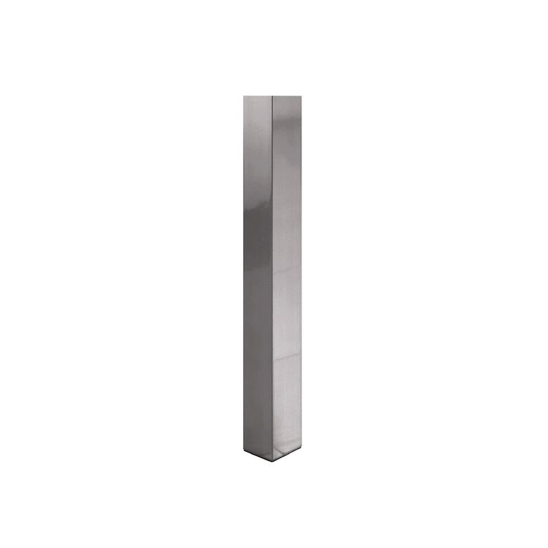 Pied carré pour retour de plan finition inox H.85 Main Image