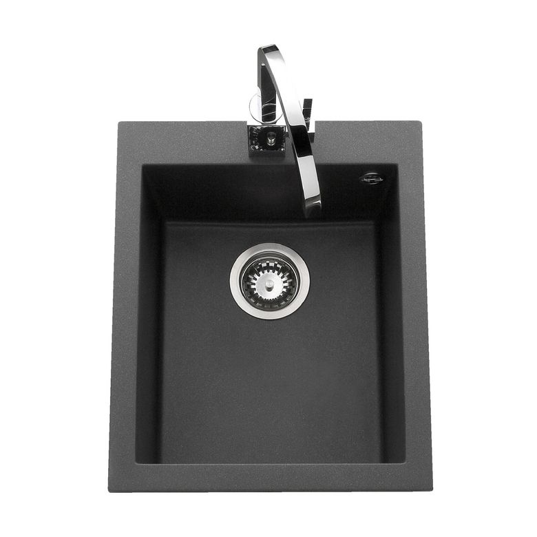 Cuve rectangulaire à encastrer Lisina Pure matériau de synthèse - Cuisine