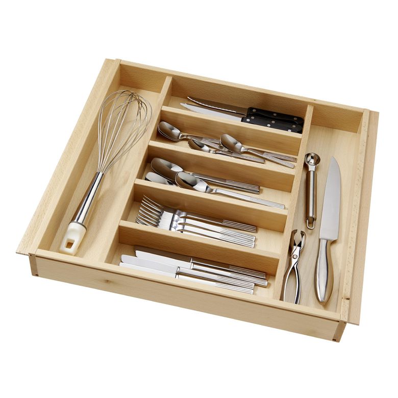 Range-couverts bois pour tiroir