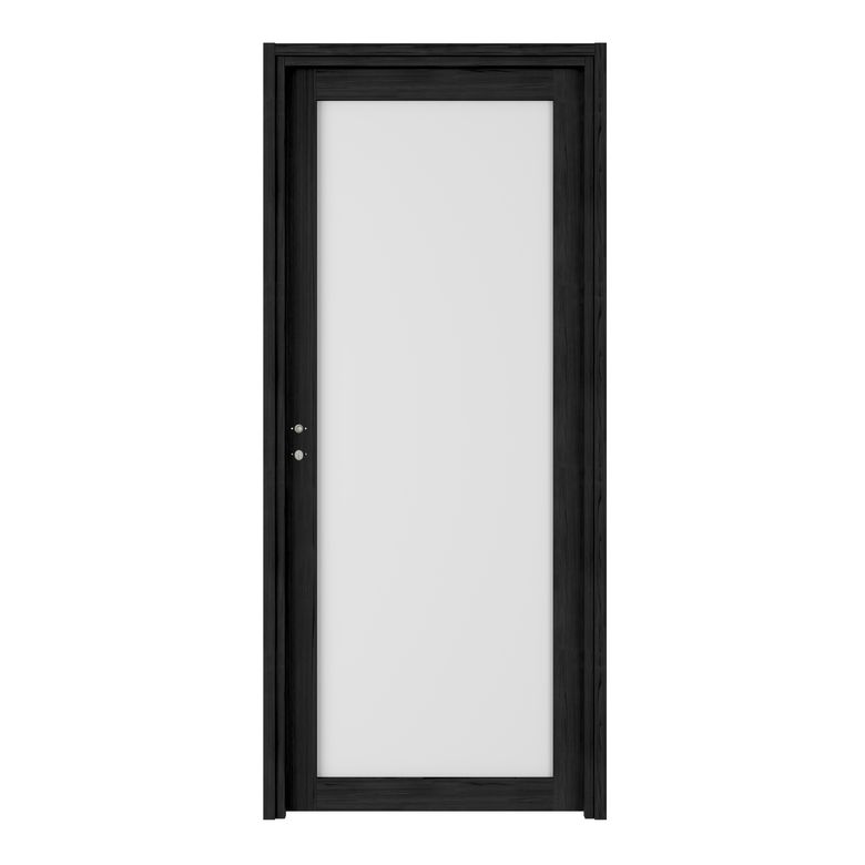 Bloc-porte ROXIE fin de chantier grand vitrage