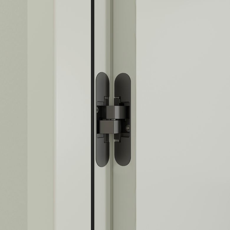 Bloc-porte thermique huisserie 90 blanc laqué LINE| Lapeyre